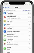 Image result for iPhone Home and Lock Screen Battery Usage