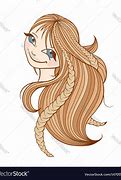 Image result for Long Flowing Blonde Hair Clip Art