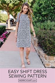 Image result for Basic Shift Dress Pattern