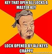 Image result for Master Lock Bypass Key F112