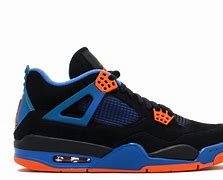 Image result for Jordan 4 Orange and Black