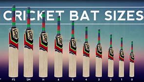 Image result for Cricket Bat Size Chart