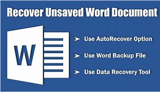 Image result for How to Recover My Unsaved Word Document