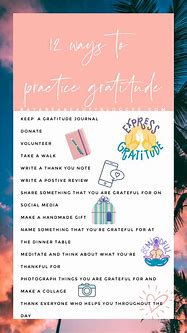 Image result for Gratitude Practice Ideas