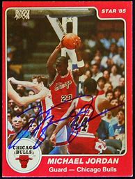 Image result for Michael Jordan Signature Cards