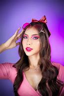 Image result for Heavy Pink Makeup