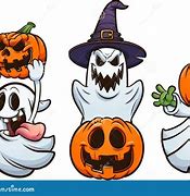 Image result for Cartoon Ghost Pumpkin Halloween