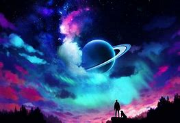 Image result for Saturn Night Sky