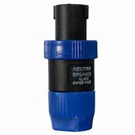 Image result for Male Blue Plastic Speaker Wire Connectors
