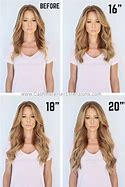 Image result for 18 Inch Hair Extensions Before and After