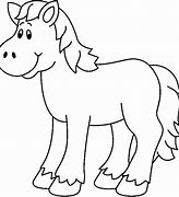 Image result for Cute Horse Clip Art Black and White
