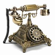 Image result for Rotary Dial Desk Phone in Use