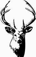 Image result for Deer Head Black and White