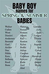Image result for Baby Boy Names Unique