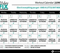 Image result for 21-Day Metashred Workout Calendar