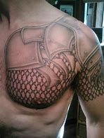 Image result for Chain Mail Armor Tattoo Outline