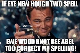 Image result for Balconey Spelling Meme