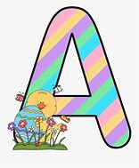 Image result for Easter Cartoon Letters