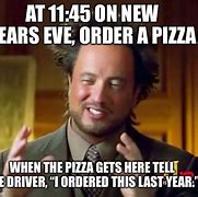Image result for Pizza New Year Meme