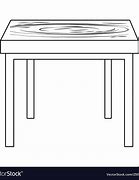Image result for Table Cartoon Black and White