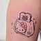 Image result for Hello Kitty Tattoo Black and White