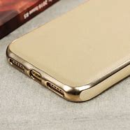 Image result for Full Grain Leather Gold Trim iPhone Cases