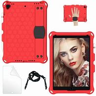 Image result for iPad 7th Generation Case Red with Pen Holder with Keyboard