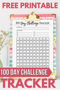 Image result for 100 Day Chalange List