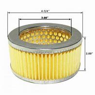 Image result for 1/4 Inch Yellow Air Filter