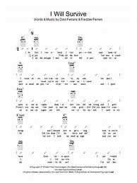 Image result for I Will Survive Chords