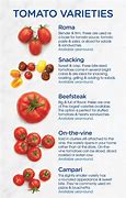 Image result for Tomato Variety Chart