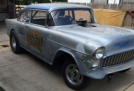 Image result for 55 Chevy Bel Air Drag Car