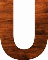 Image result for Letter U Wooden Signage
