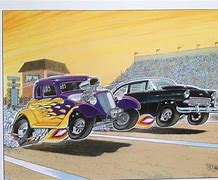 Image result for Cartoon Drag Racing Funny Cars