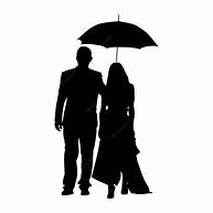 Image result for Couple Umbrella Silhouette