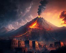 Image result for Pompeii Volcano Map