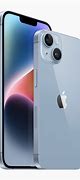 Image result for iPhone 14 Mini Blue On Table