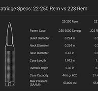 Image result for 223 vs 22 250 Rifle