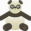 Image result for Panda Clip Art Black White