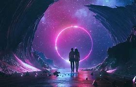 Image result for Trippy Couple in Space