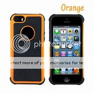 Image result for Orange and Black Case for iPhone 5S