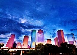 Image result for Houston Skyline Color
