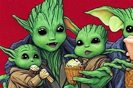 Image result for Groot Mashup Baby Yoda