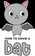 Image result for How to Draw a Bat