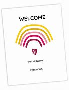 Image result for Visitors Wi-Fi Template
