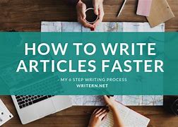 Image result for How to Write Faster