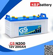 Image result for Battery GS N200 12V 200Ah