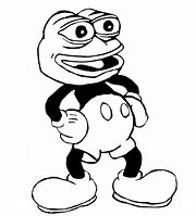 Image result for Pepe Frog Black White