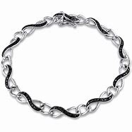 Image result for Infinity Bracelet Black