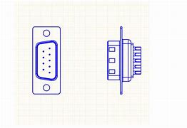 Image result for Connecters 2D Drawing
